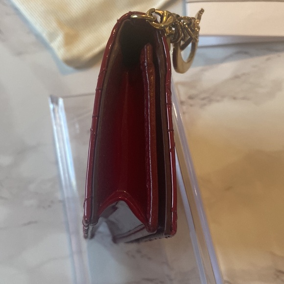 DIOR LOTUS CARD CASE/ WALLET with COA - Picture 7 of 8